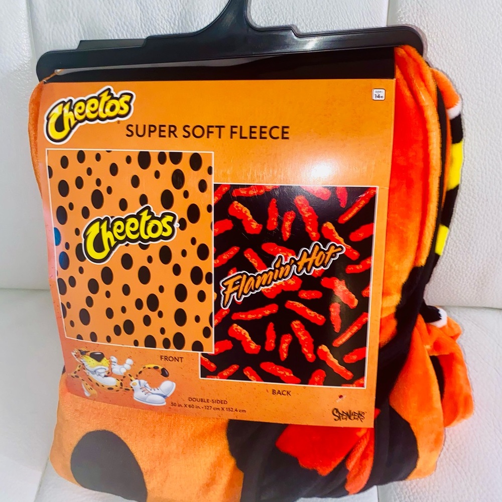 Cheetos Super Soft Fleece REVERSIBLE Blanket